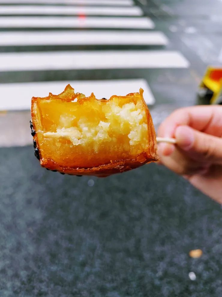 外層酥脆，內層鬆軟