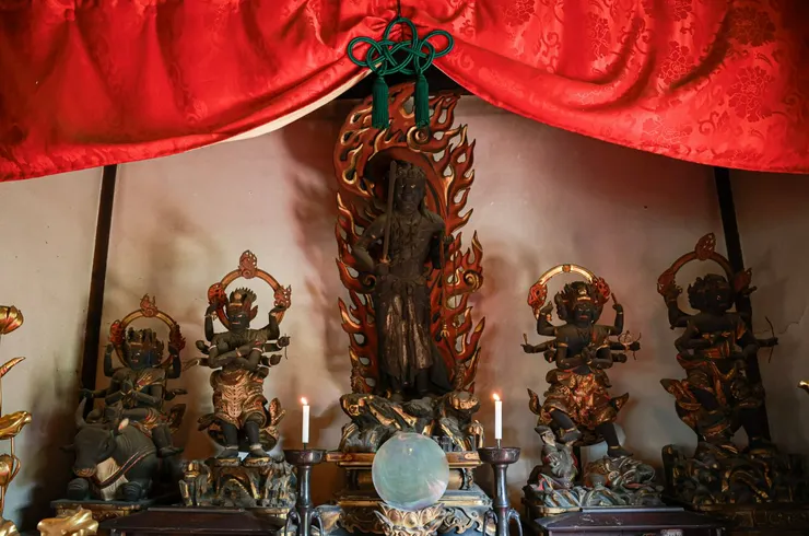 惠心院的五大力尊像。