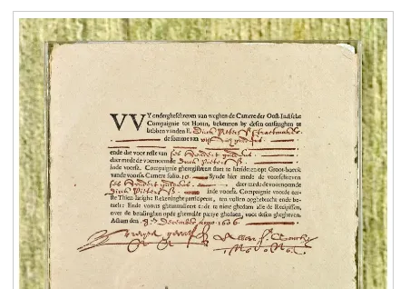 世界上第一張股票：荷蘭東印度公司發行在阿姆斯特丹交易所買賣