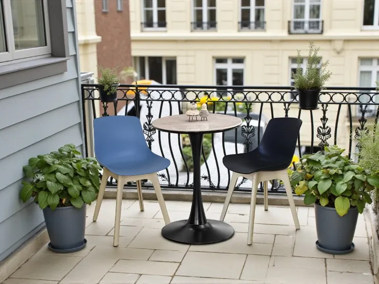 陽台塑料椅搭配