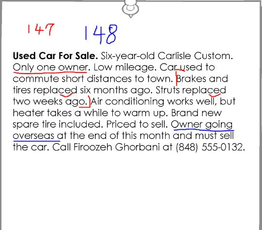 重點畫記(原圖取自多益官方網站)