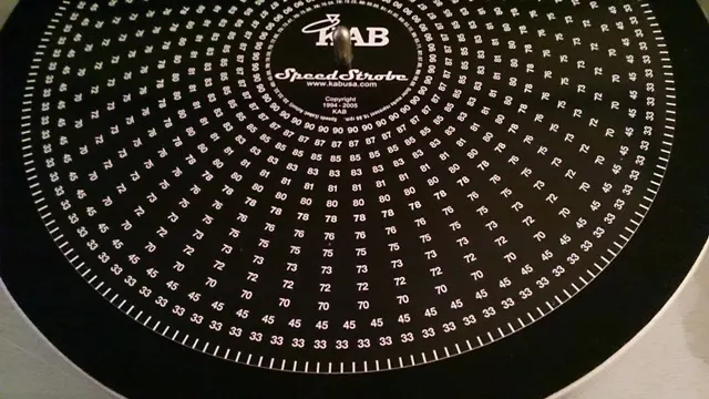 轉盤測速片 KAB SpeedStrobe