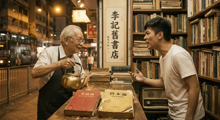 一位老書店老闆，替我上了一堂政治經濟學課