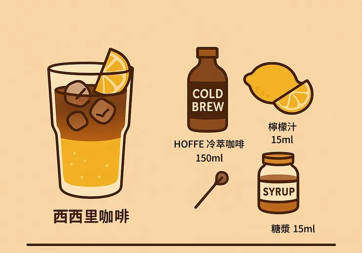 西西里咖啡的製作方式及調配比例