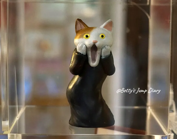 ▲竹北貓角落-吶喊的貓 /圖片來源：Betty's Jump Diary