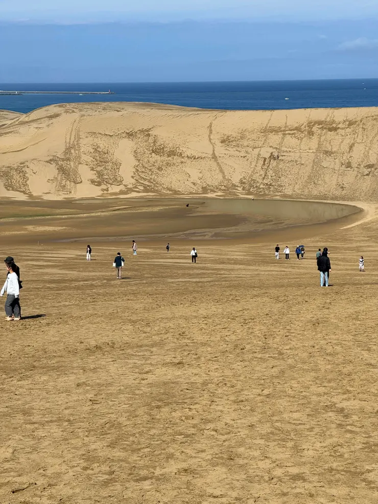 馬背下的淤積湖泊