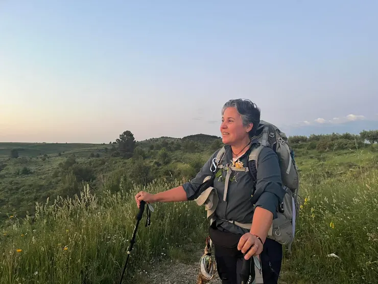 即將結束旅程的 Andrea,眼神裡有複雜的情緒與光芒