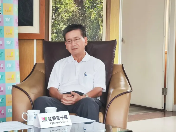 江明郎分享石門水庫整治過程。圖：劉康彣攝