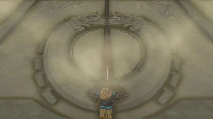 ▲ 遊戲中有著雙蛇繞圓的大門