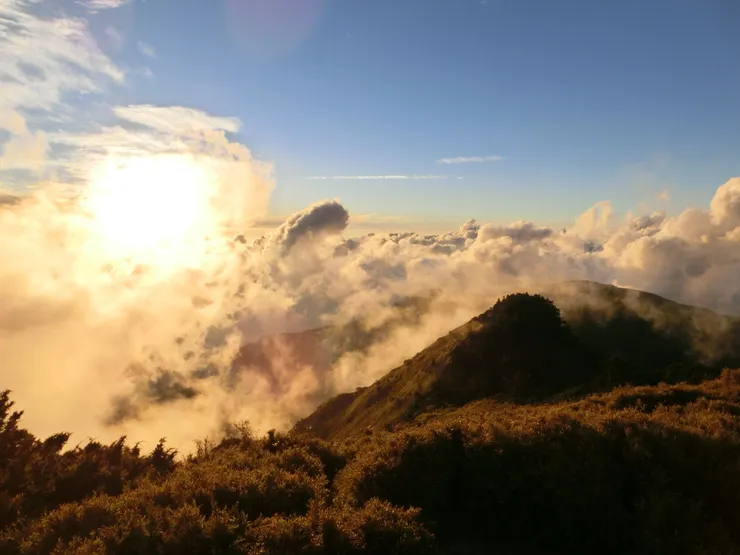 合歡主峰的夕陽