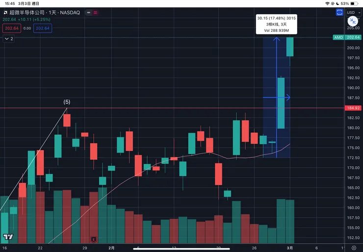 超微半導體AMD日線