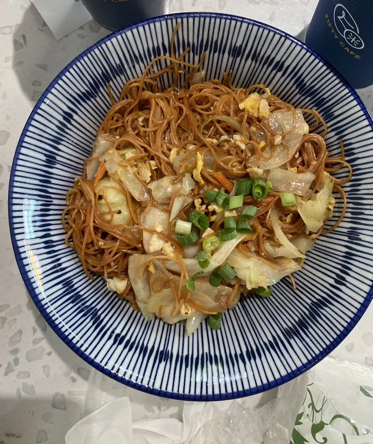 炒雞絲麵