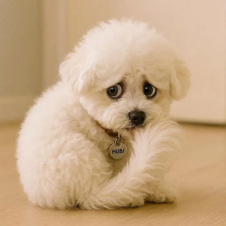 ai示意圖(焦慮不安.舔尾巴)