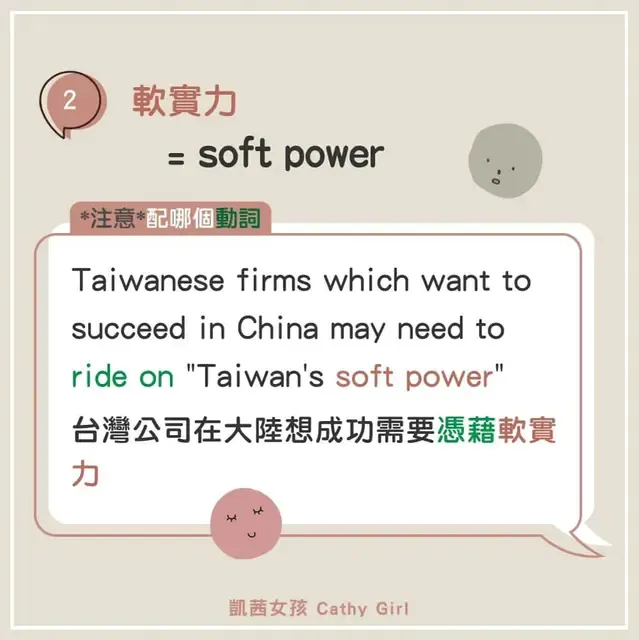 軟實力 soft power