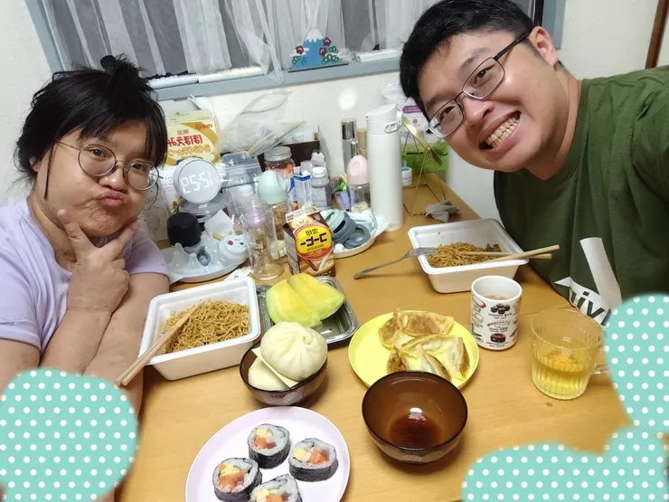 狼狽的夫妻~享受一下曼時光的消夜