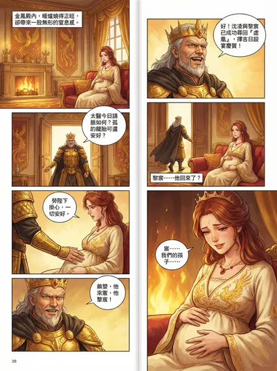 【異世界奇幻】《禁忌之戀：雙生鳳凰之火》⚜️第六章 頁漫試讀