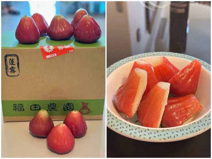 福田農園的黑金剛蓮霧，比黑珍珠蓮霧更大，甜度更高