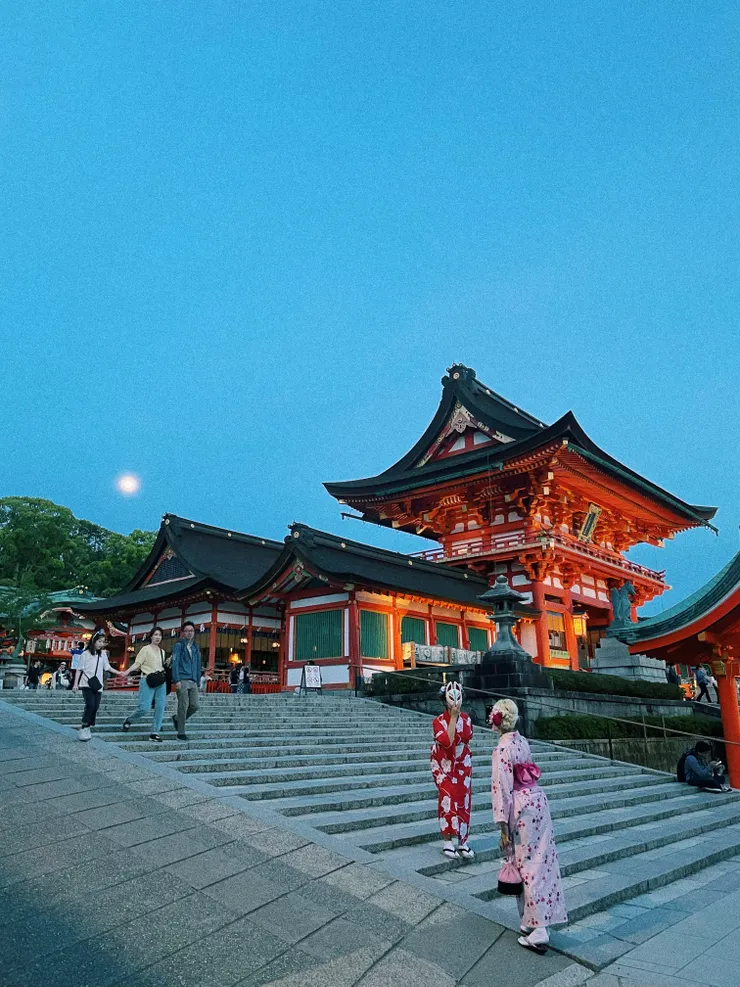 ＃抵達時剛好月亮升起