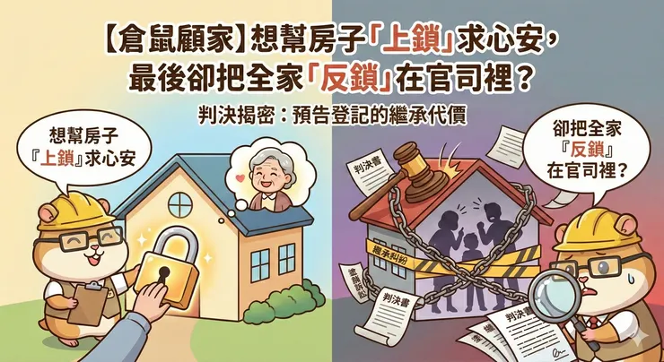 判決揭密：預告登記繼承代價