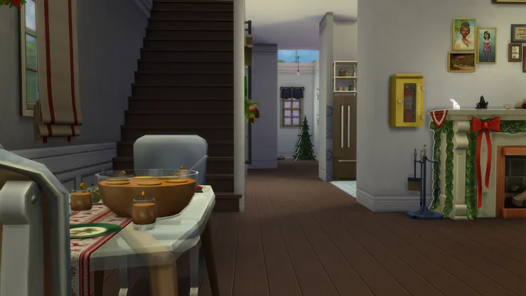 房子其他地方也有聖誕裝飾，肯定令人目不暇給。