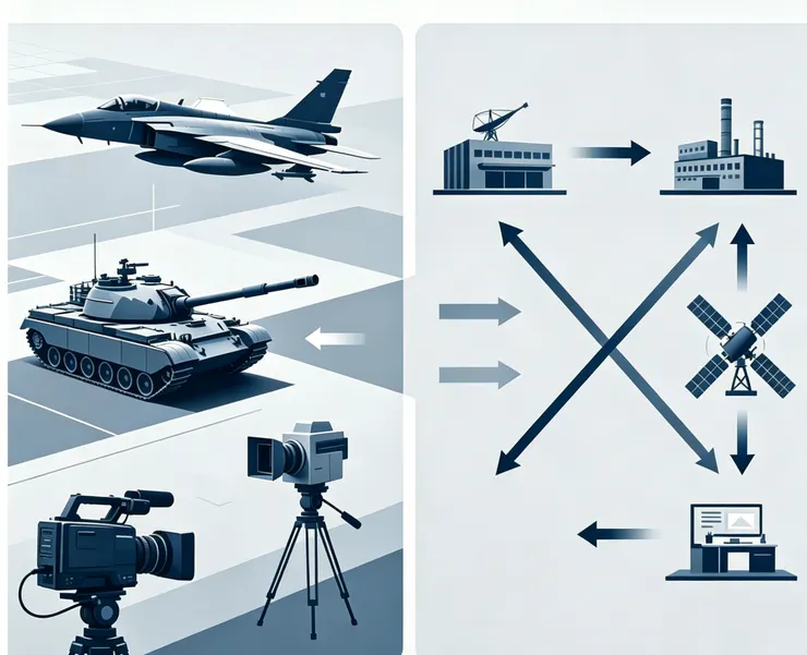在美國，媒體並非獨立的「第四權」孤島，而是與政、商、軍體系深度交織的龐大利益網絡。這個現象通常被稱為「軍工媒體複合體」（Military-Industrial-Media Complex