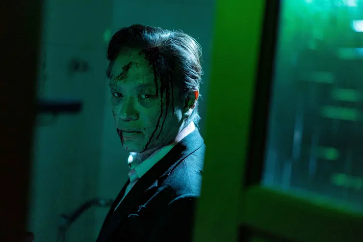 在主角內中最先出現的創傷:父親的死。