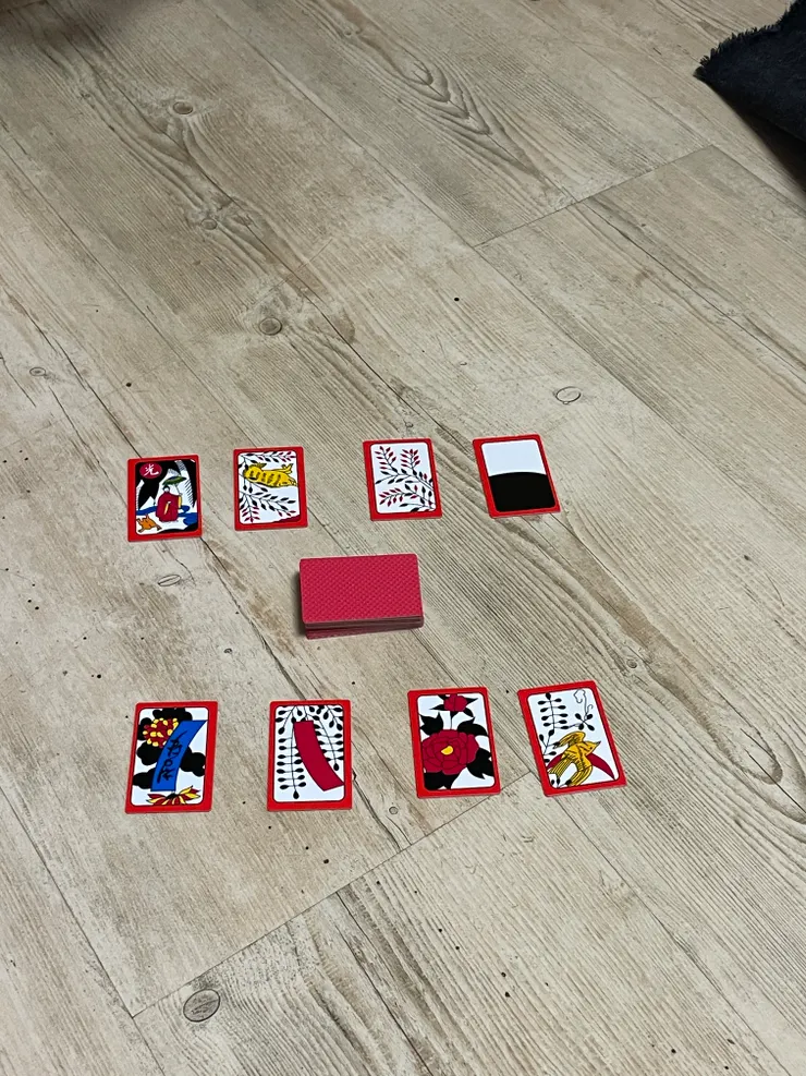 學會了打花牌!!