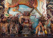 神農大帝及陪祀神明（圖片截圖於網路）