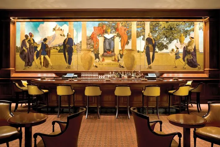 紐約瑞吉的酒吧壁畫