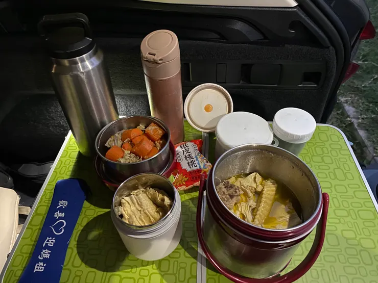 我的土雞湯早餐