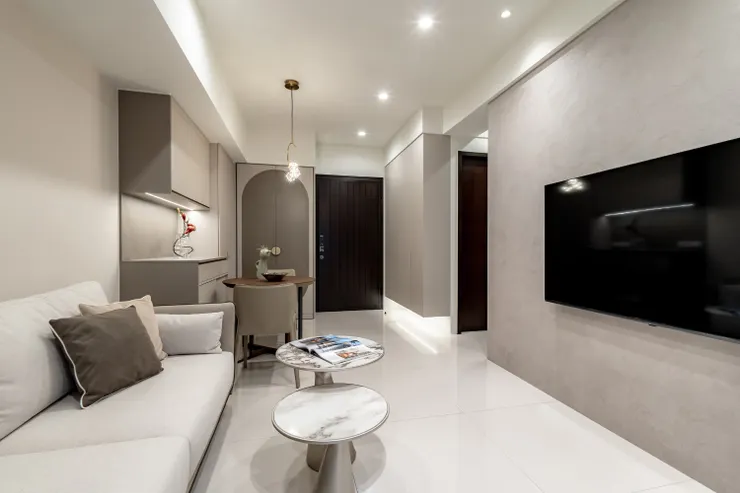 (作品呈現:現代奶油風-美廳苑 A5)