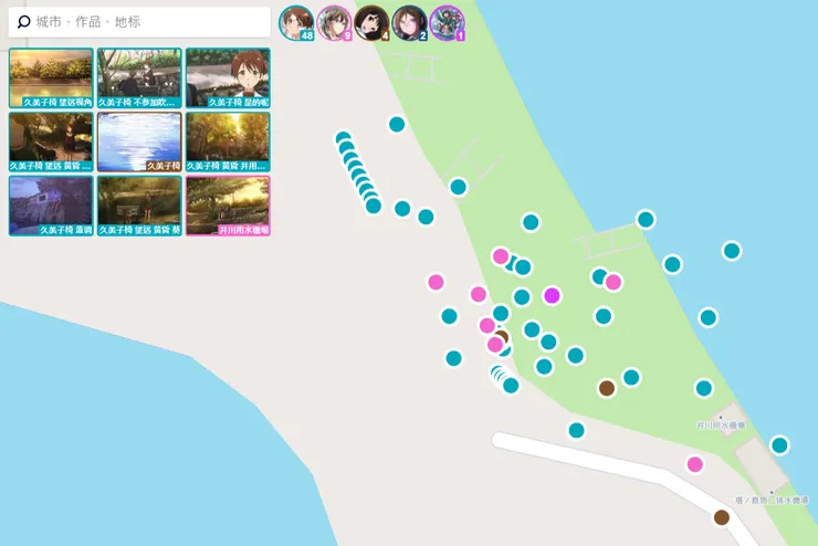 聖地巡禮地圖 (https://anitabi.cn/map)