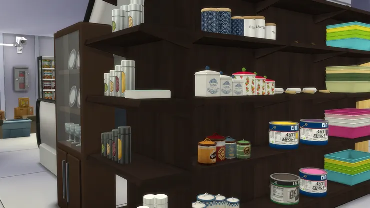 別以為超市沒有瓶瓶罐罐,吃不完的零食要收好嘛。超市已經為人們設想好了。