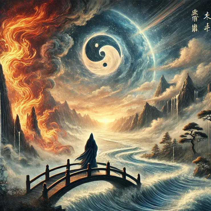 《易經》未濟卦，GPT生成。中文都亂寫！