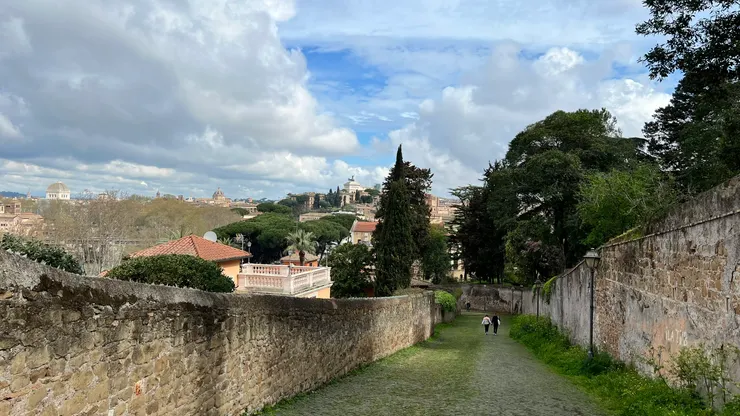 從橘園往下散步的過程真的很美很舒服