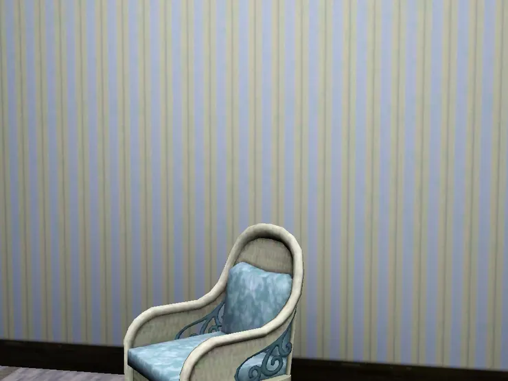 藤椅的墊子也特意用了很漂亮海水藍。