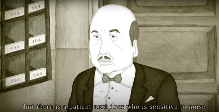 老闆領他來到雜貨間旁,提及隔壁房客對聲音敏感。這讓我聯想起孔雀初見時的「害羞」,以及之後種種跡象,不禁猜想:她是否患有自閉症?或許有人覺得這想法荒誕,但容我稍後詳述箇中緣由。