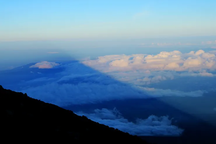▲對照一下逆富士(富士山倒影)