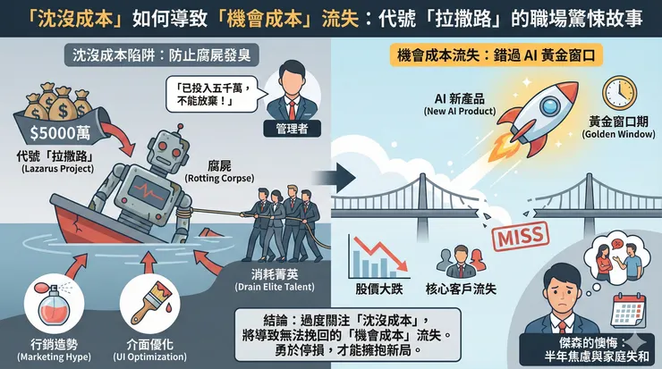 「沈沒成本」如何導致「機會成本」流失