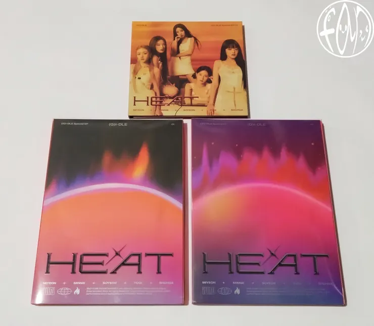 (G)I-DLE -《HEAT》 _ 三版封面