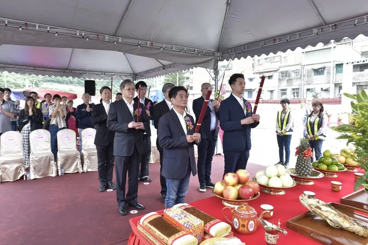 土城「福城好室」社會住宅動土典禮。圖／國家住都中心