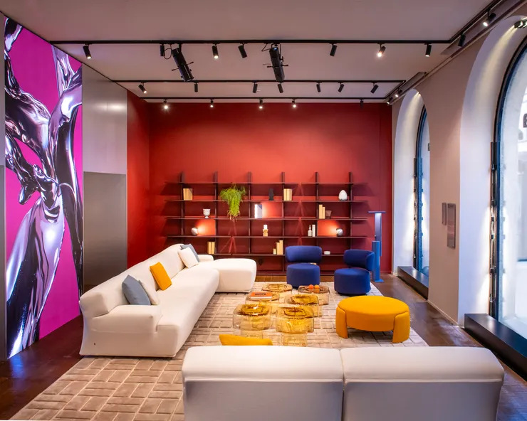 CASSINA 位於 Via Durini 旗艦店。ph：Simone Barberis
