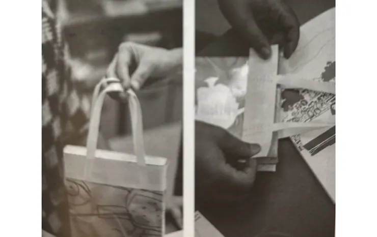 可愛的提袋書（截自《做書的人》）