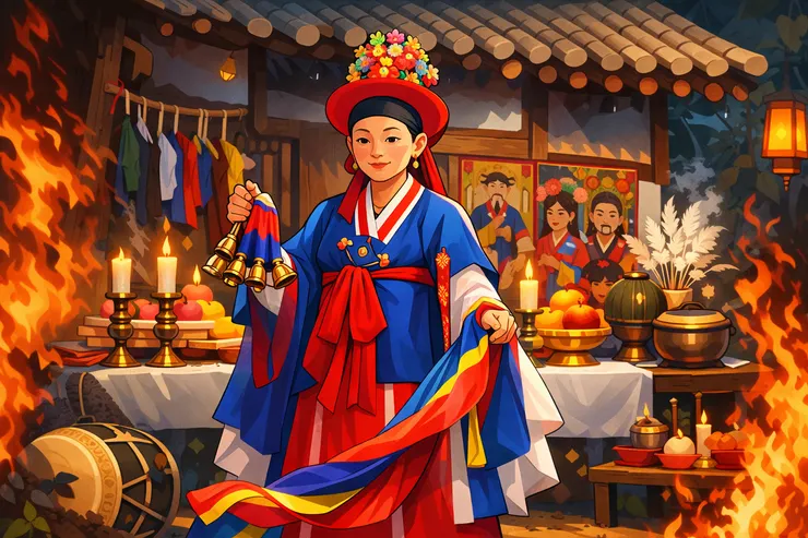 韓國巫師AI生成圖