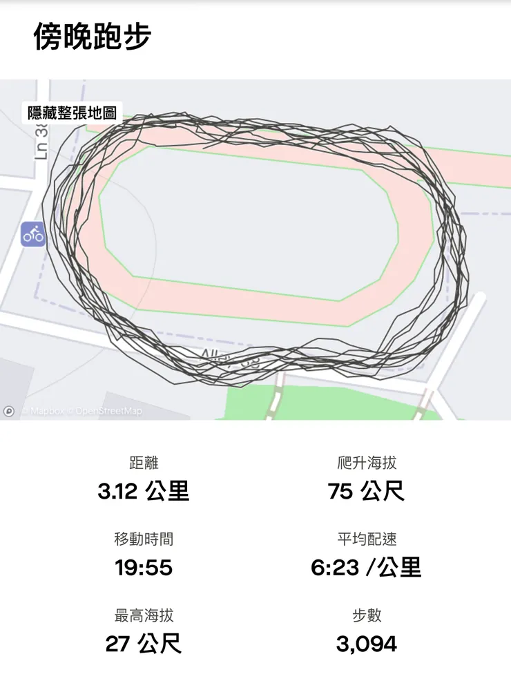 今天的路徑好混亂。