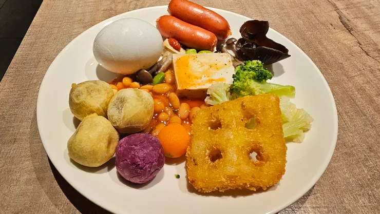 我在環亞貴賓室所享用的早餐!