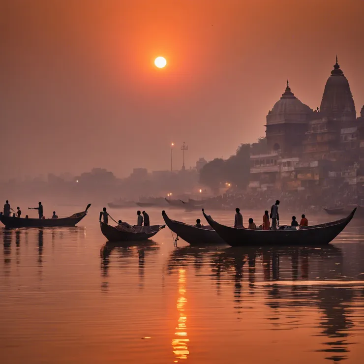 瓦納西恆河的日出