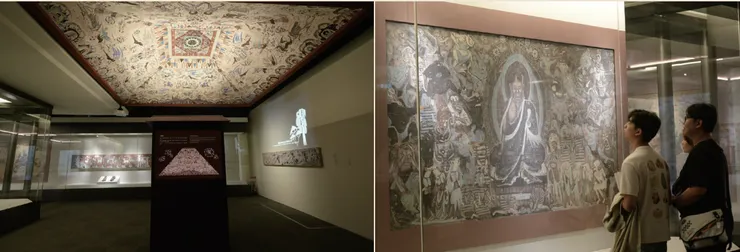 國定佛誕節暨母親節期間觀賞賞「絲路光華-敦煌石窟藝術特展」，感受另類度假風情。