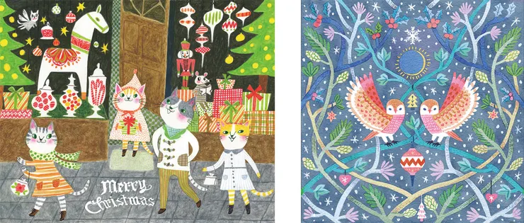 史吉普繪製的卡片