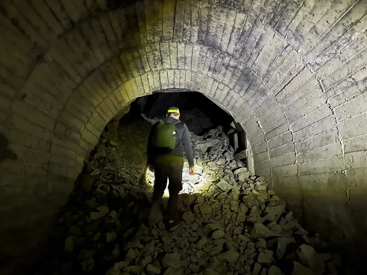 中段斷裂砂石掩埋處